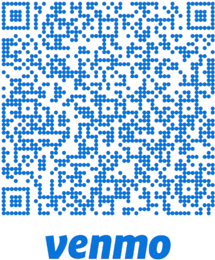Venmo QR code to donate to EyeGive